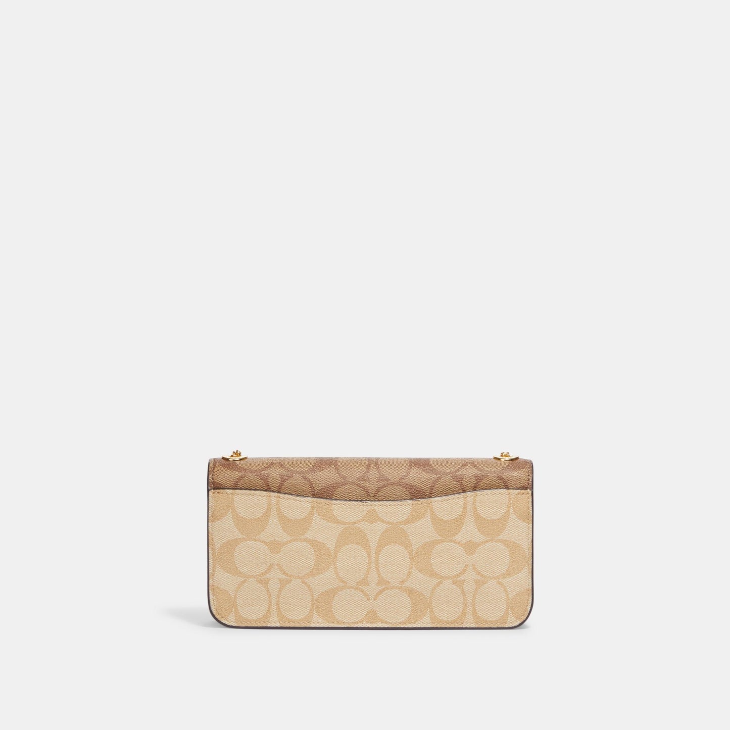 CH167-Morgan Crossbody In Blocked Signature Canvas-IM/Light Khaki Multi