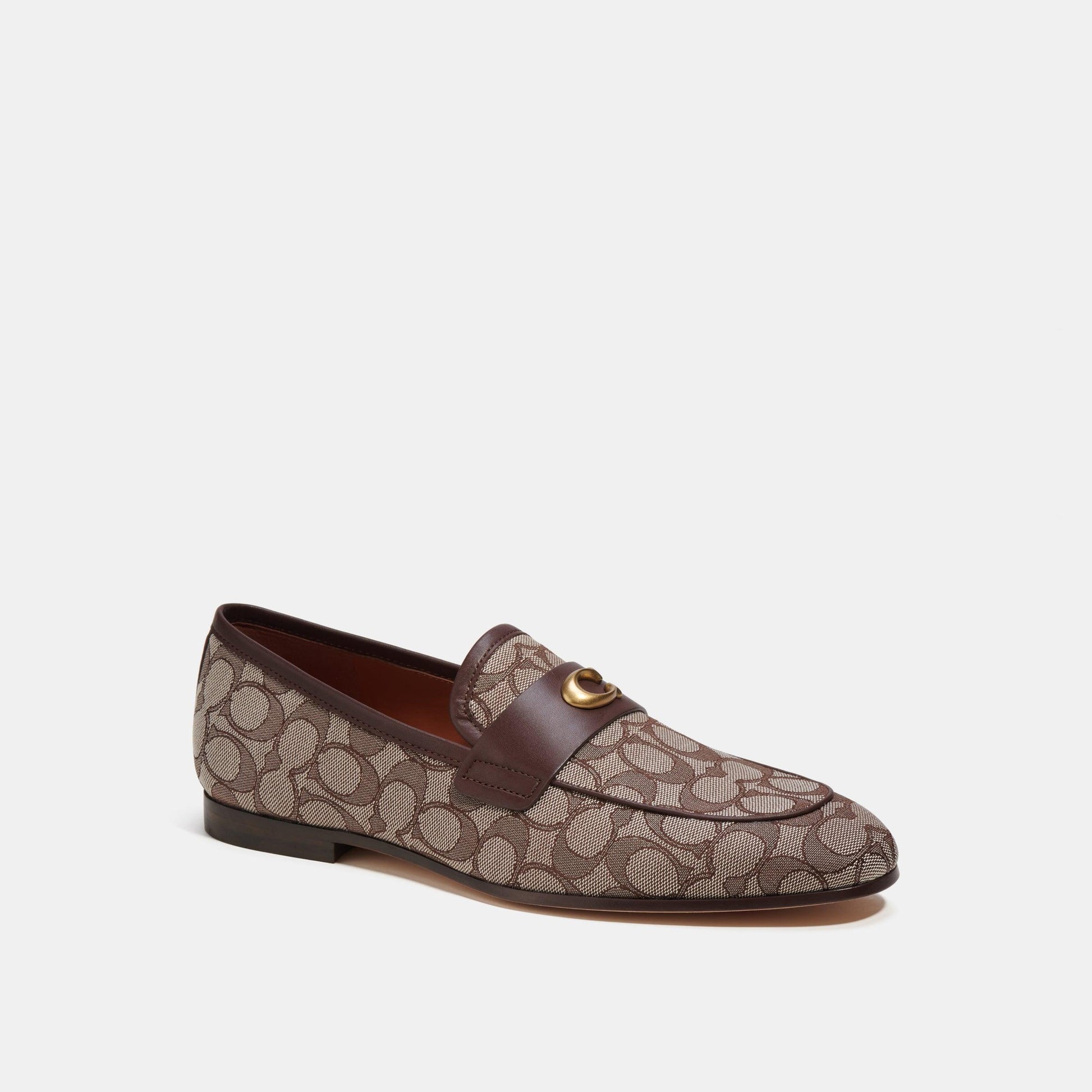 CI318-Sculpted Signature Loafer In Signature Jacquard-OAK