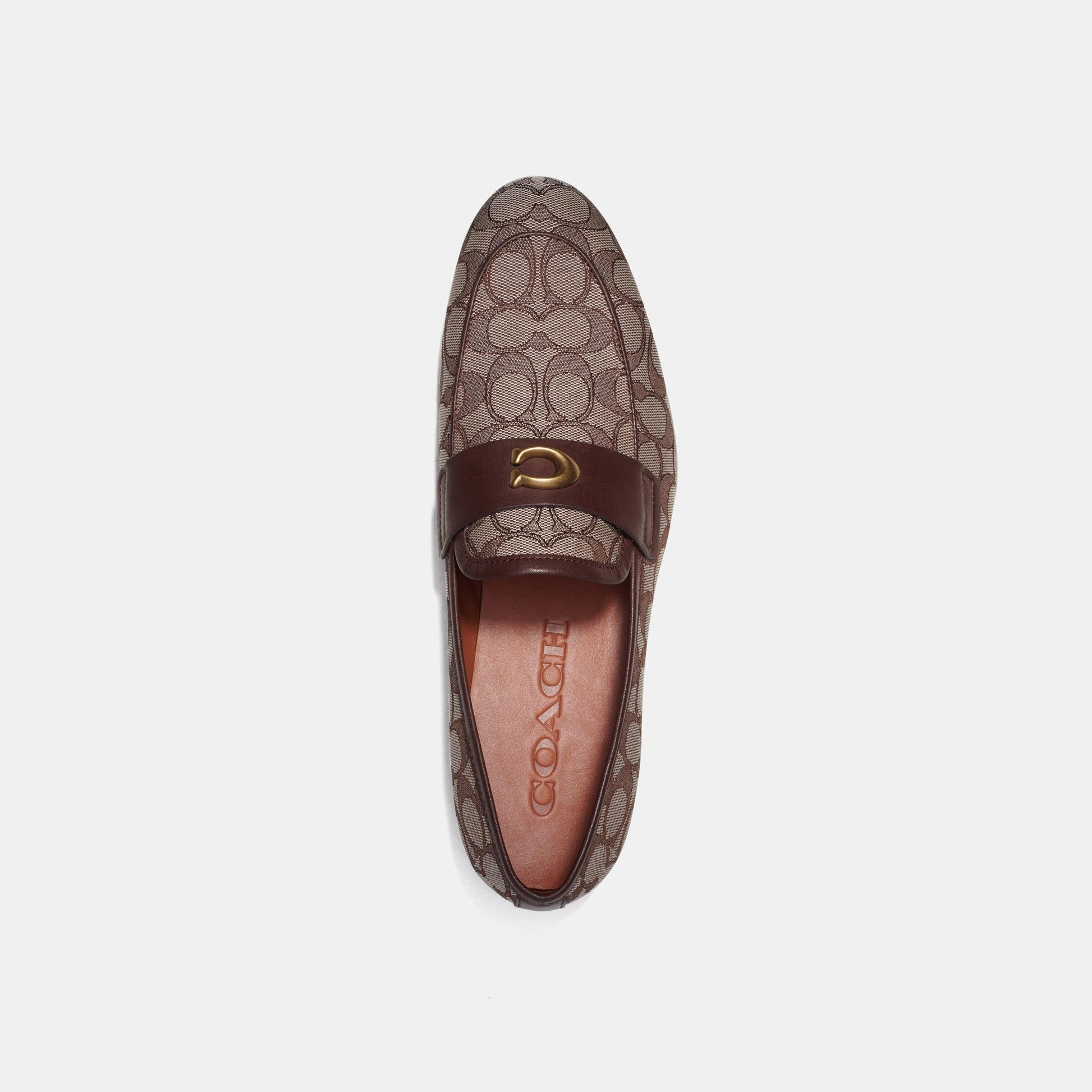 CI318-Sculpted Signature Loafer In Signature Jacquard-OAK