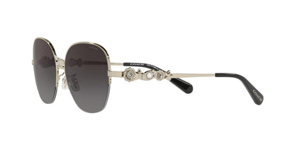 Charm Story Metal Round Sunglasses - COACH Saudi Arabia Official Site
