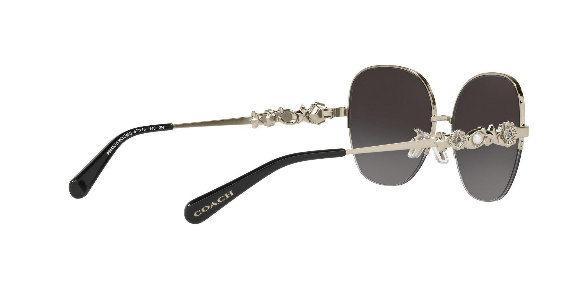 Charm Story Metal Round Sunglasses - COACH Saudi Arabia Official Site