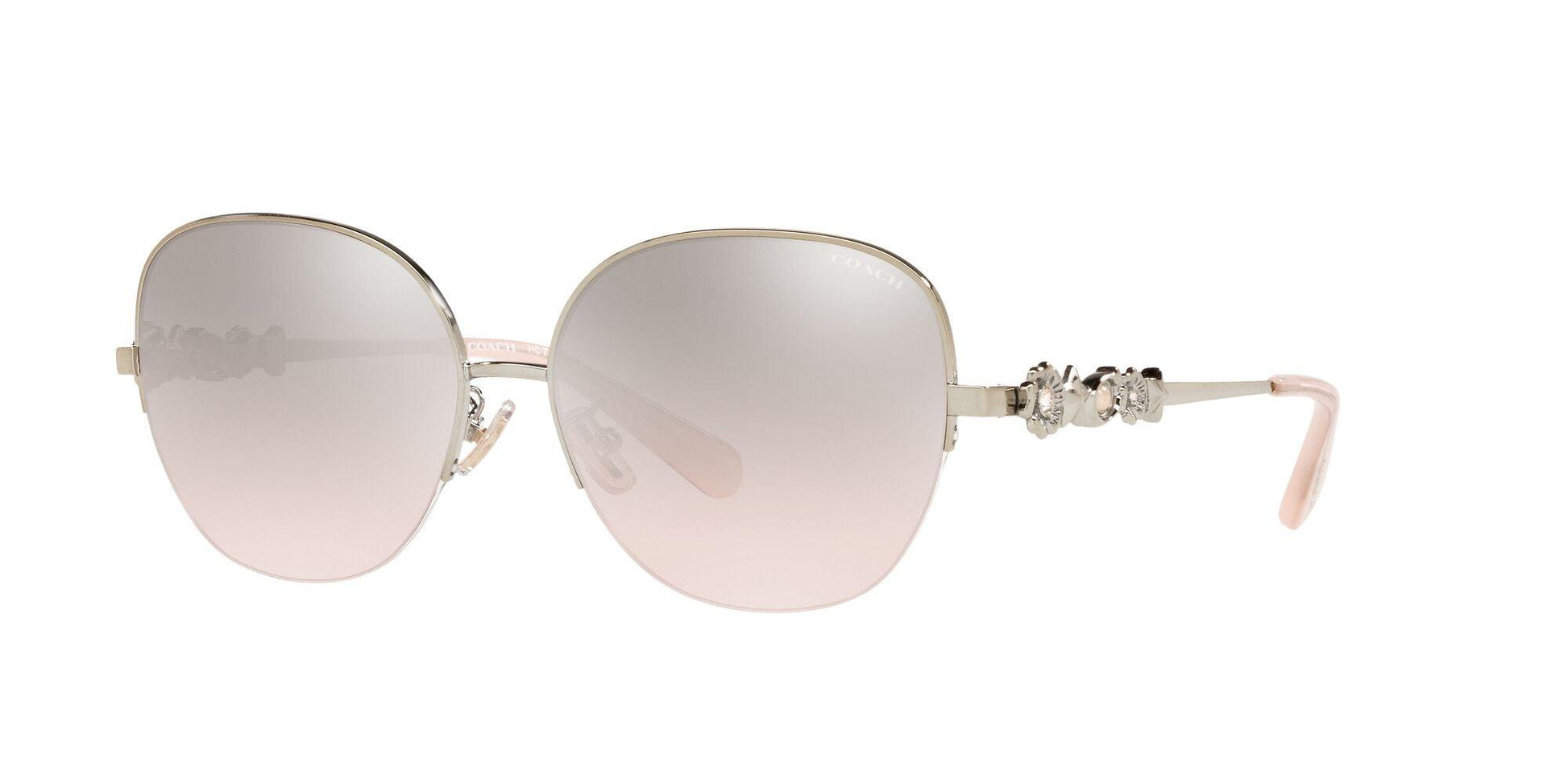 Charm Story Metal Round Sunglasses - COACH Saudi Arabia Official Site