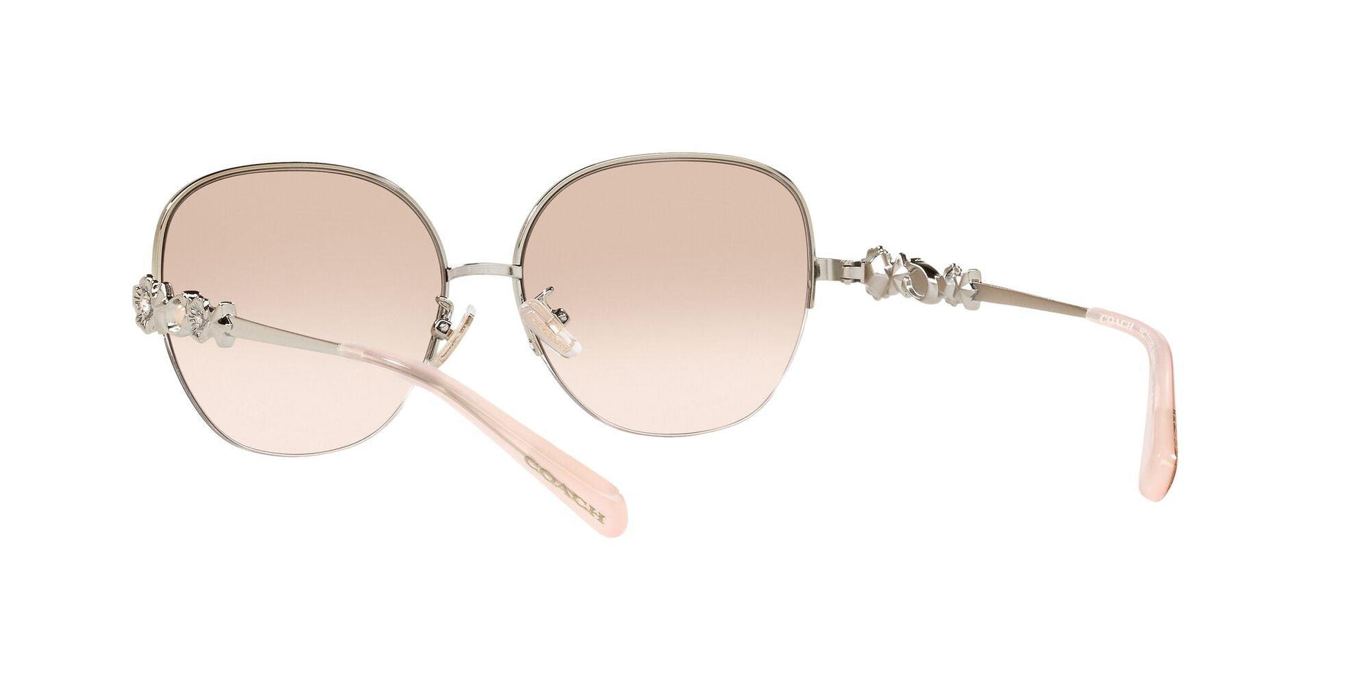 Charm Story Metal Round Sunglasses - COACH Saudi Arabia Official Site