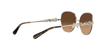 Charm Story Metal Round Sunglasses - COACH Saudi Arabia Official Site