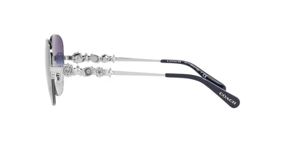 Charm Story Metal Round Sunglasses - COACH Saudi Arabia Official Site