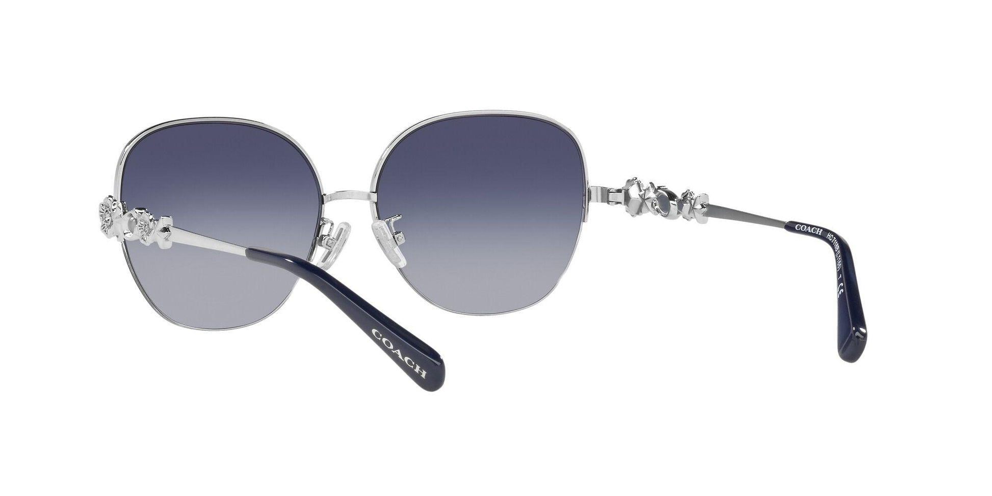 Charm Story Metal Round Sunglasses - COACH Saudi Arabia Official Site
