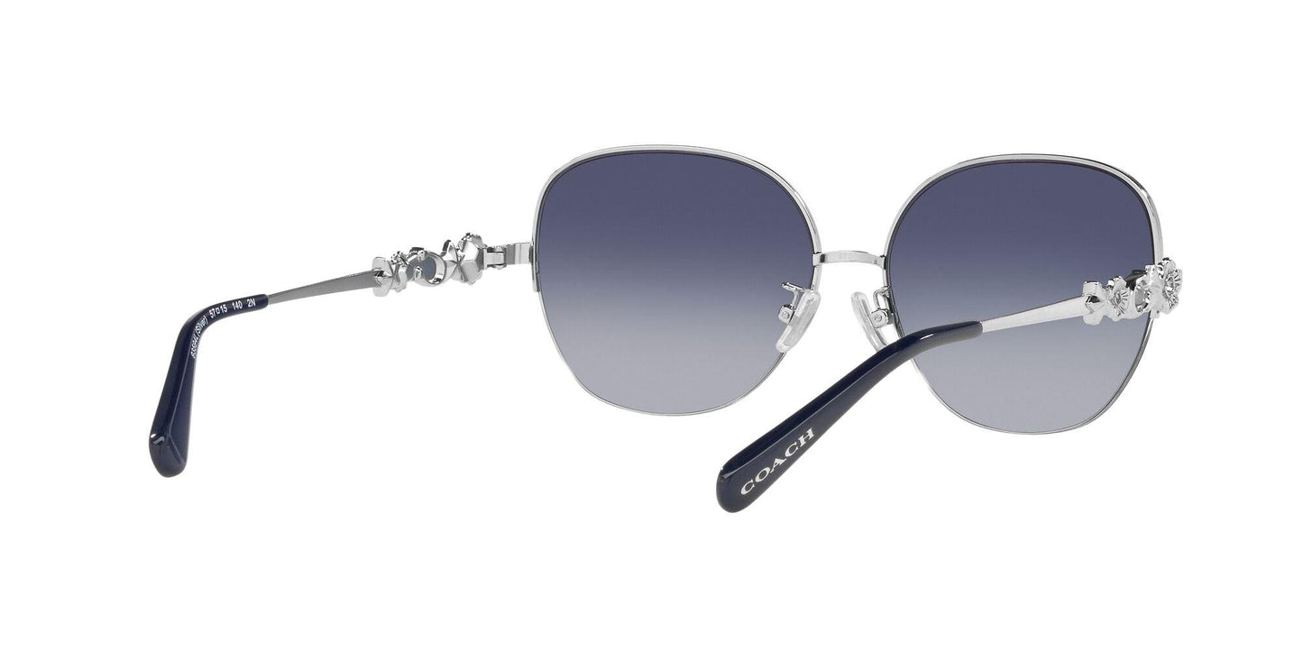 Charm Story Metal Round Sunglasses - COACH Saudi Arabia Official Site