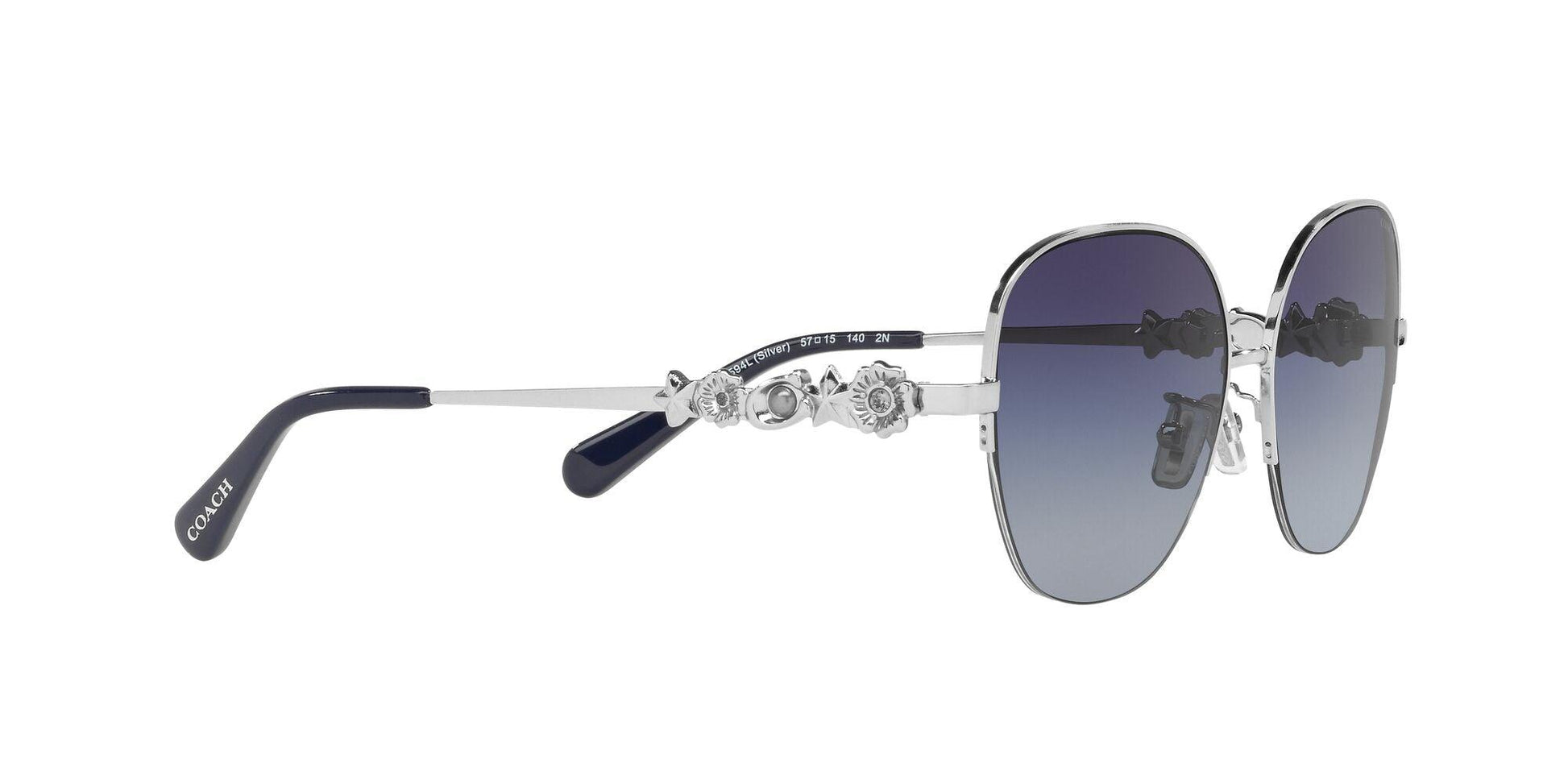 Charm Story Metal Round Sunglasses - COACH Saudi Arabia Official Site
