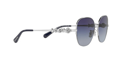 Charm Story Metal Round Sunglasses - COACH Saudi Arabia Official Site