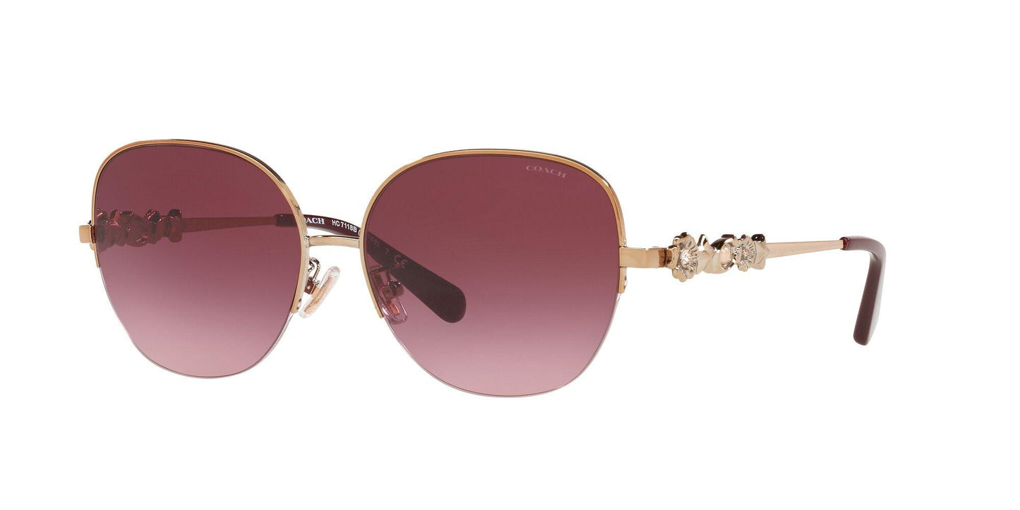 Charm Story Metal Round Sunglasses - COACH Saudi Arabia Official Site