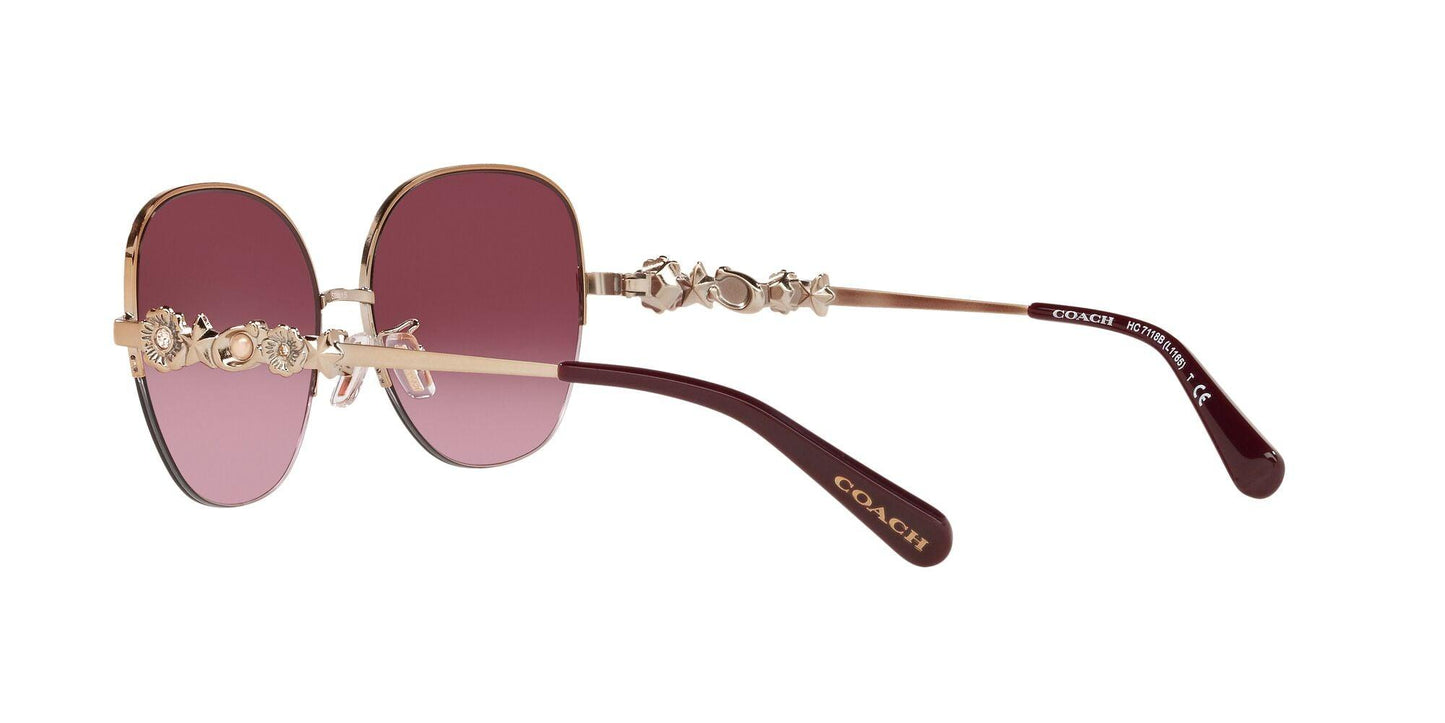 Charm Story Metal Round Sunglasses - COACH Saudi Arabia Official Site