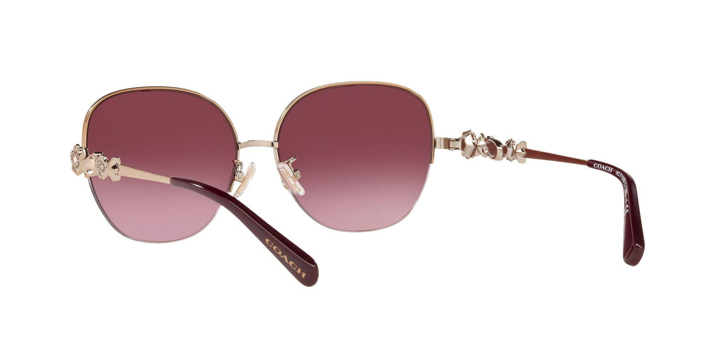 Charm Story Metal Round Sunglasses - COACH Saudi Arabia Official Site