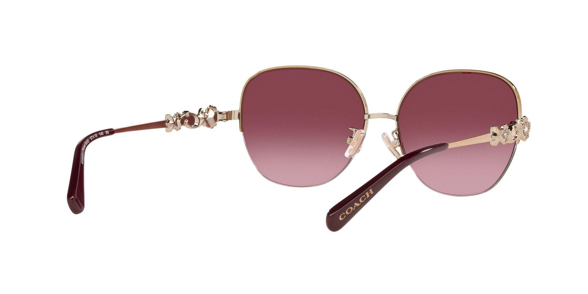 Charm Story Metal Round Sunglasses - COACH Saudi Arabia Official Site