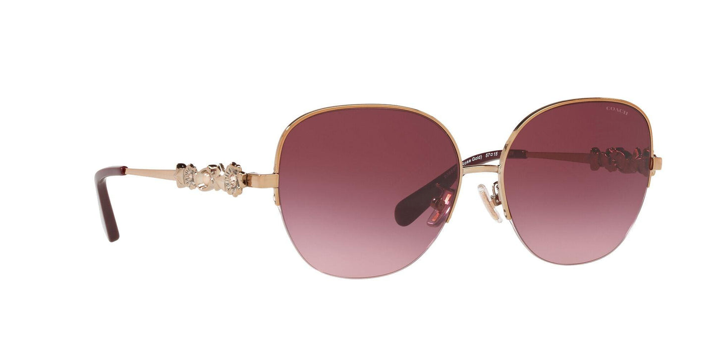 Charm Story Metal Round Sunglasses - COACH Saudi Arabia Official Site