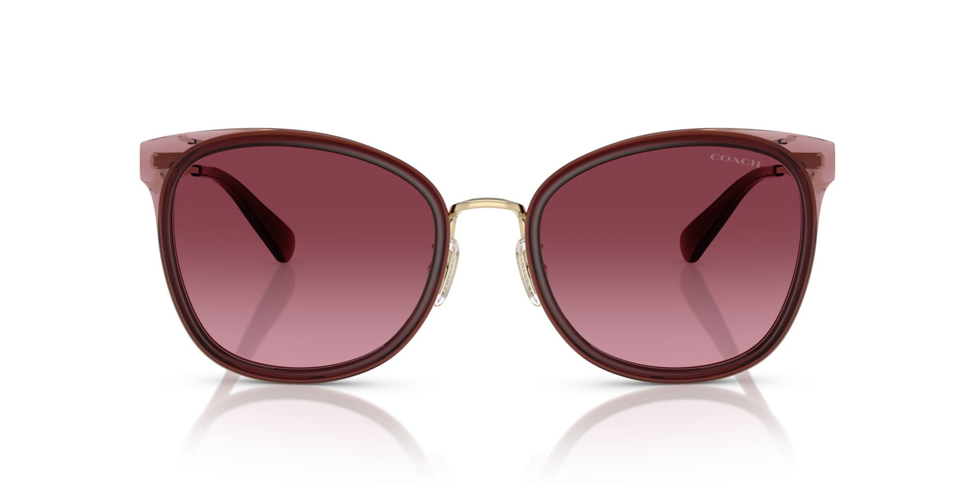 0HC7170-Polyamide Standard Woman Sunwear-Light Gold / Burgundy