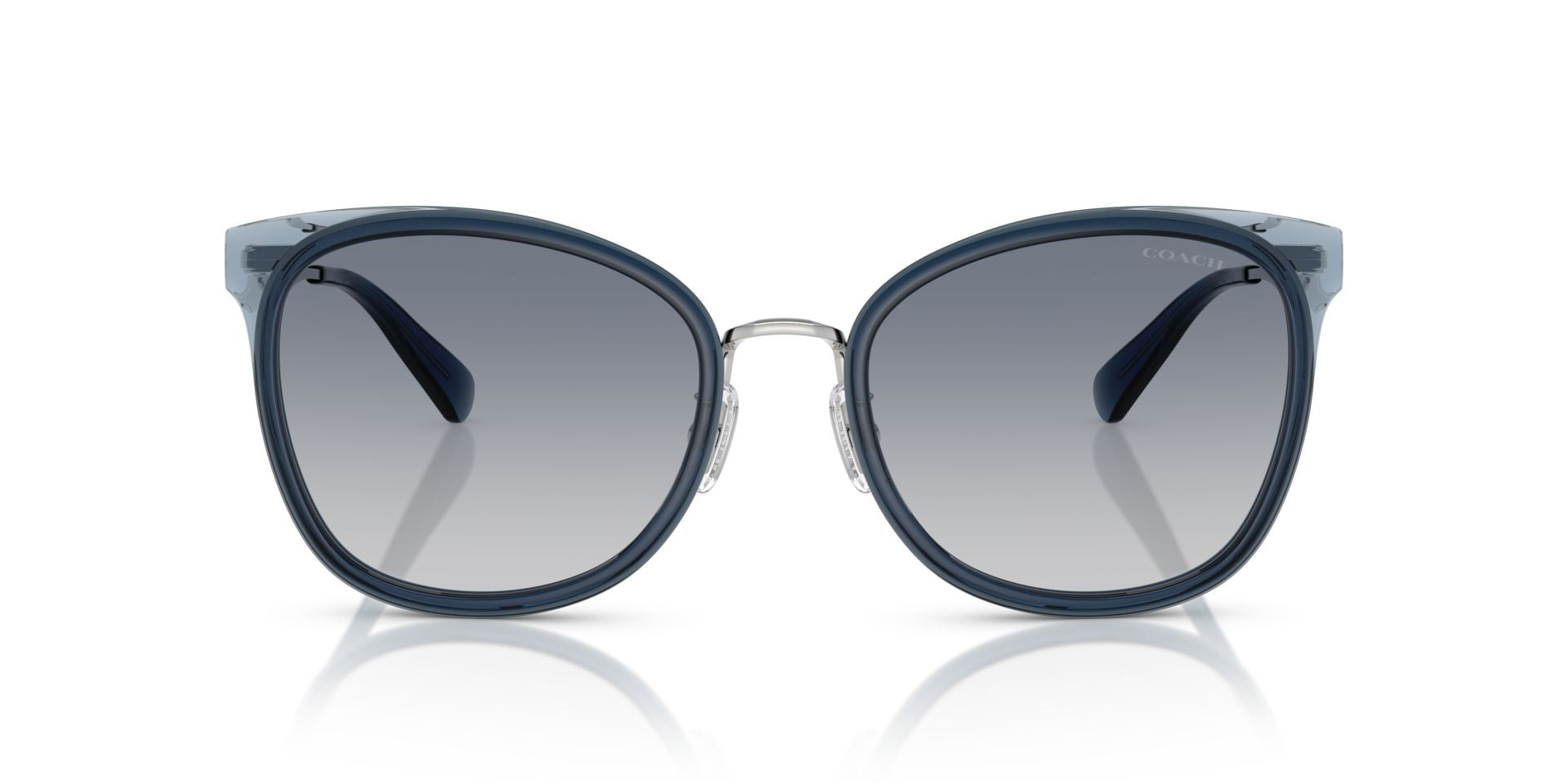 0HC7170-Polyamide Standard Woman Sunwear-Silver / Blue