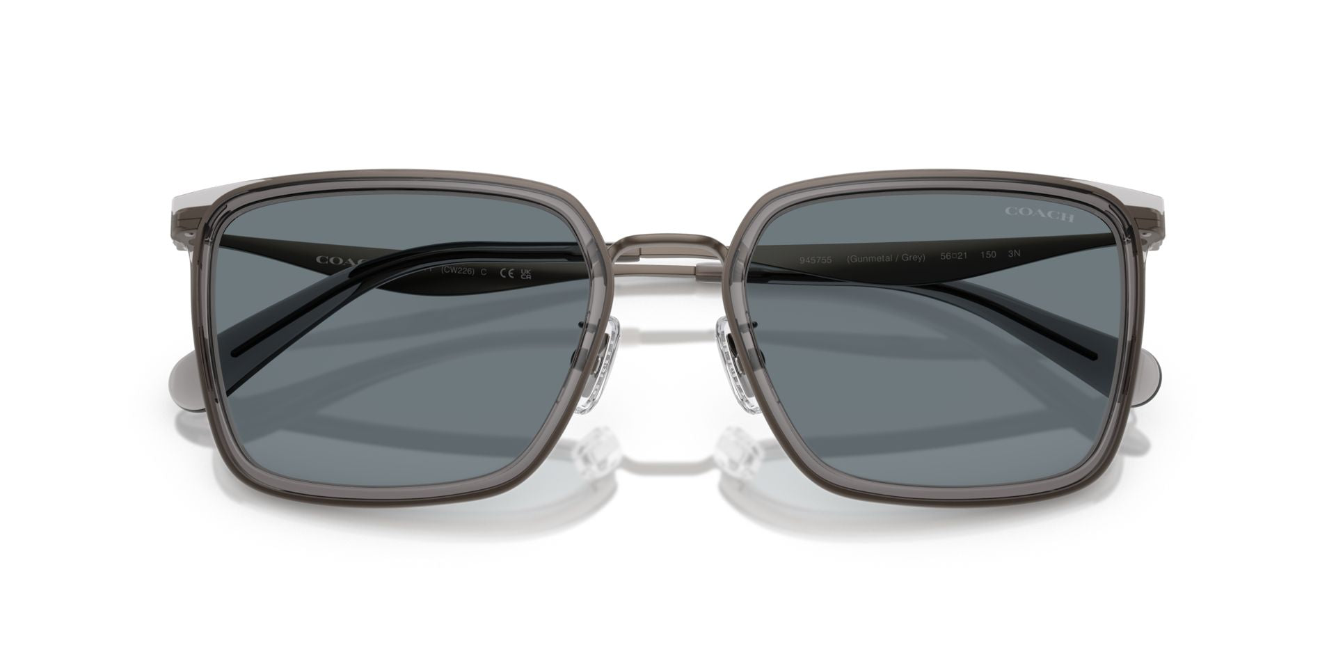 0HC7171-Metal Man Sunglass-Gunmetal / Grey
