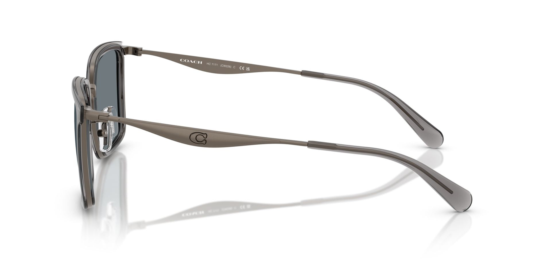 0HC7171-Metal Man Sunglass-Gunmetal / Grey