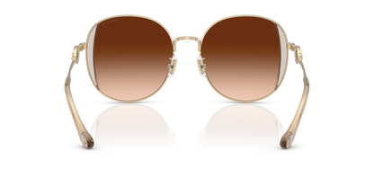 0HC7176B-Coach Sunwear-Shiny Light Gold / Fawn