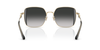 0HC7177B-Coach Sunwear-Shiny Light Gold / Smoke