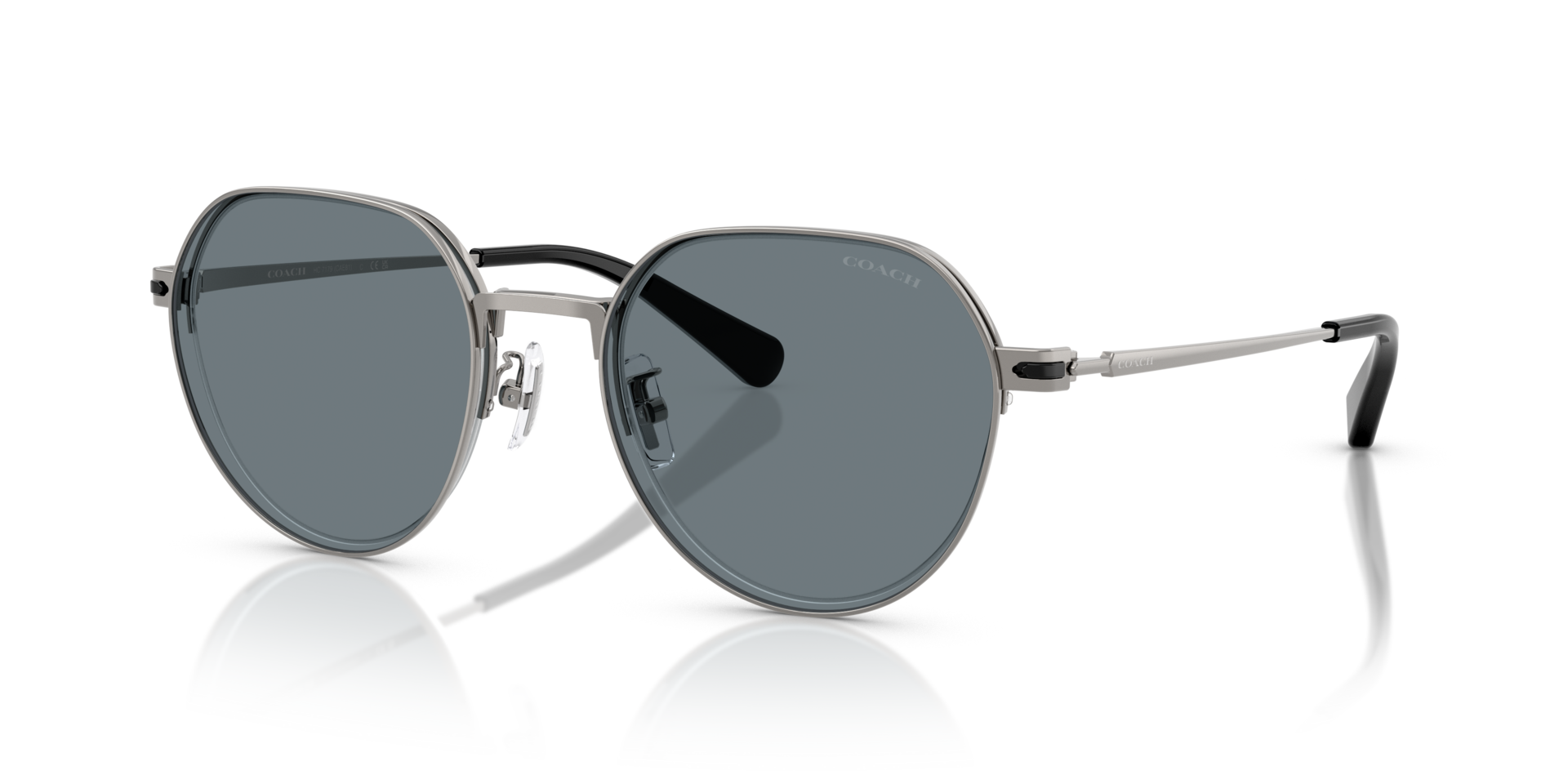 0HC7179-Coach Sunwear-Shiny Gunmetal