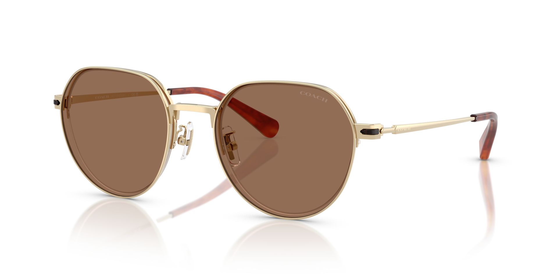 0HC7179-Coach Sunwear-Shiny Light Gold