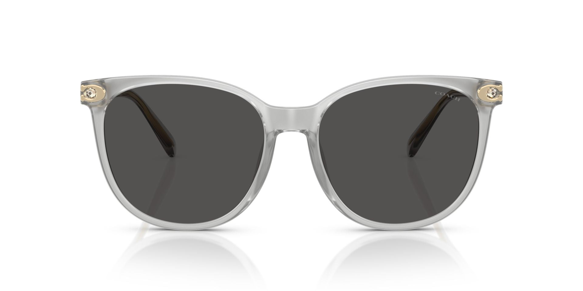 0HC8414BD-Injected Woman Sunglass-Transparent Dove