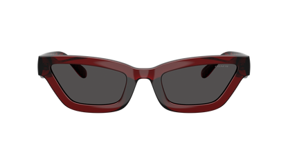 0HC8420U-Coach Sunwear-Transparent Deep Red