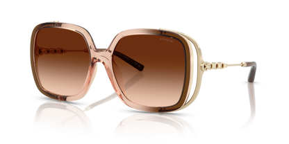 0HC8423U-Coach Sunwear-Brown Gradient