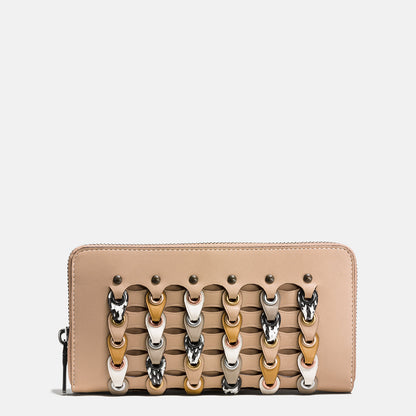 COACH-Exotic Coach Link Accordion Zip-10571-STB
