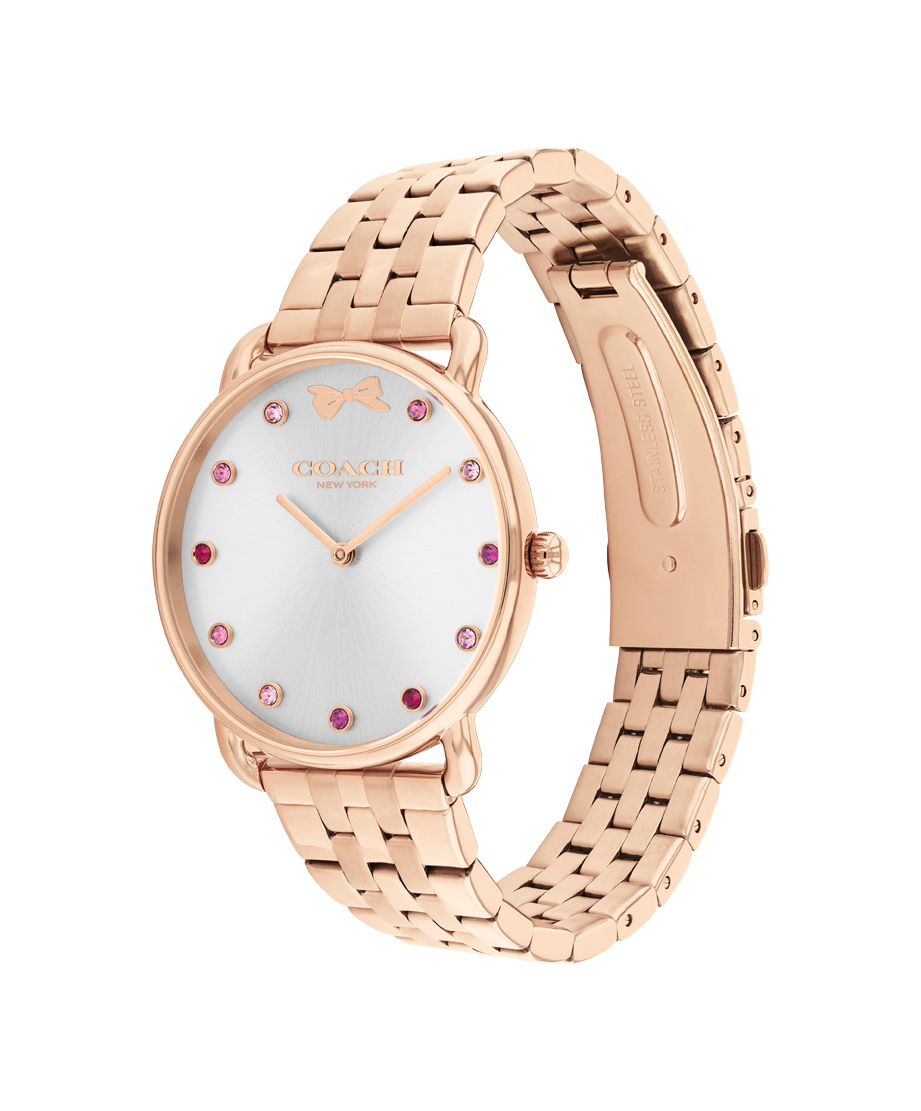 14000127-Coach Women Watch-Silver White