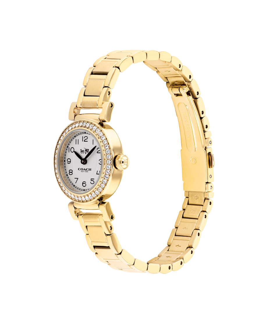 14502403-Coach Madison Fashion Small Gold Plated Bracelet Watch-Gp Bracelet