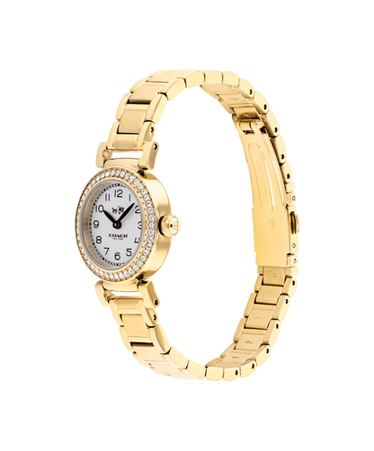 14502403-Coach Madison Fashion Small Gold Plated Bracelet Watch-Gp Bracelet