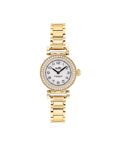 14502403-Coach Madison Fashion Small Gold Plated Bracelet Watch-Gp Bracelet