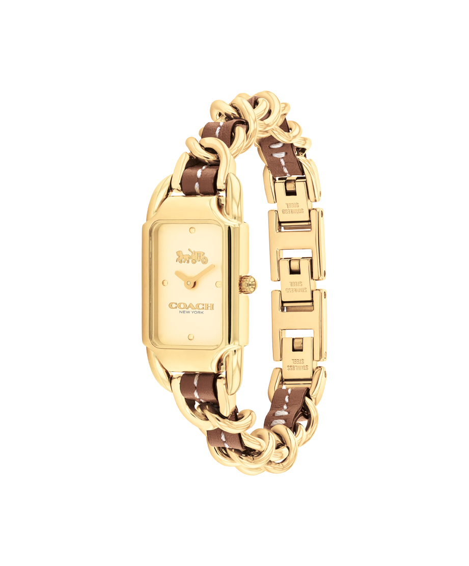 14504282-Cadie Watch, 17.5Mm X 28.5Mm-Light Gold