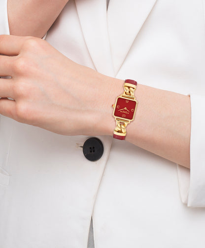 14504358-Cass Watch, 22mm-Red