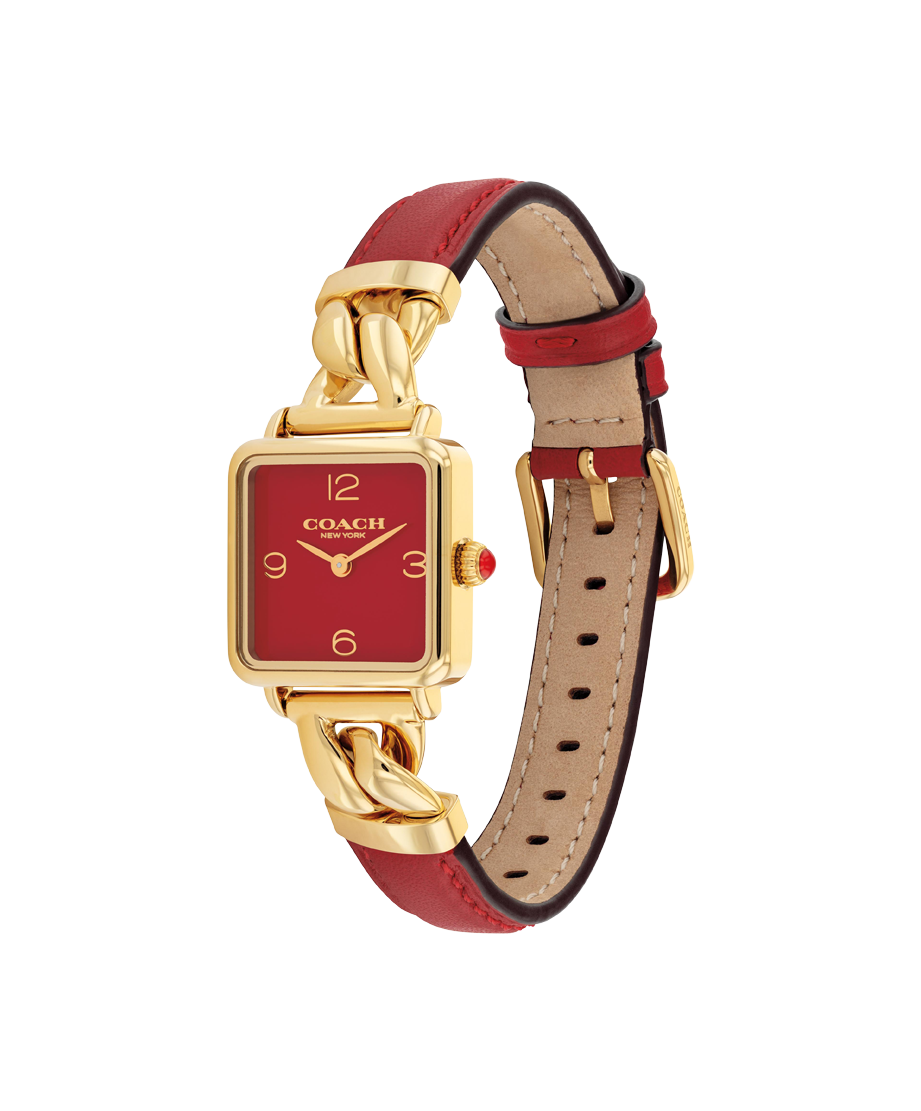 14504358-Cass Watch, 22mm-Red