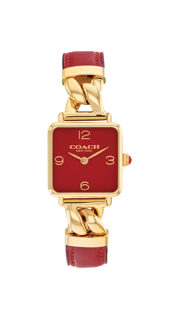 14504358-Cass Watch, 22mm-Red