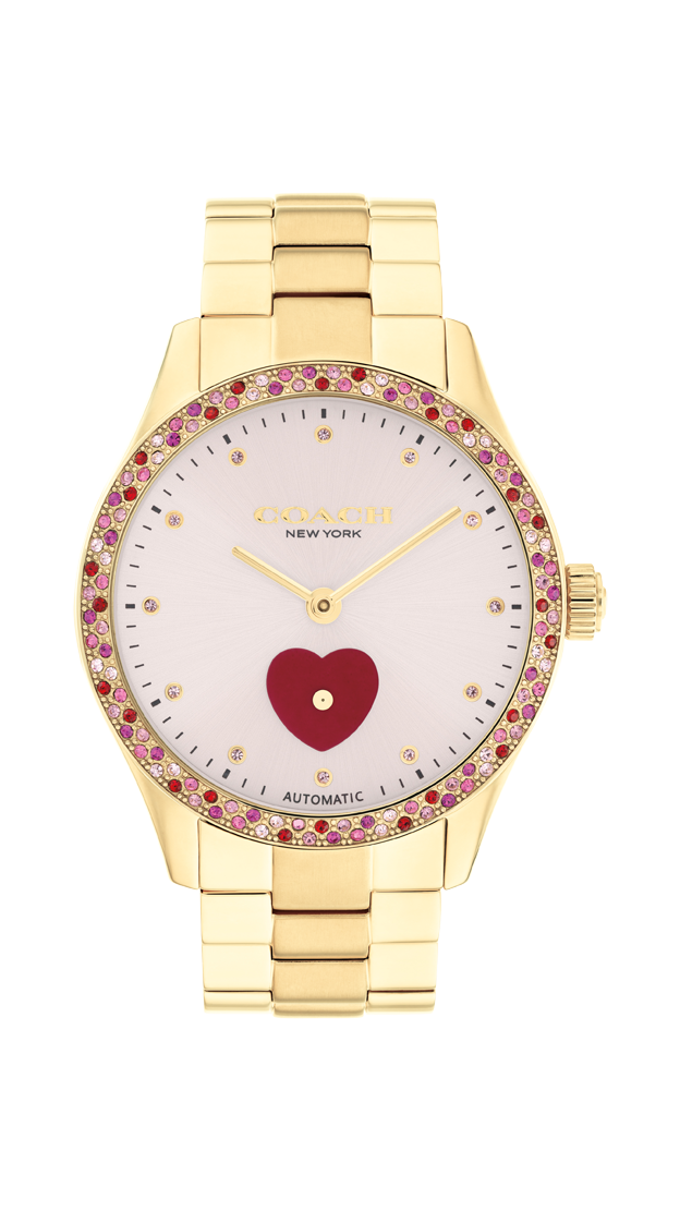 14504487-Brooks Automatic Watch, 38Mm-Light Pink