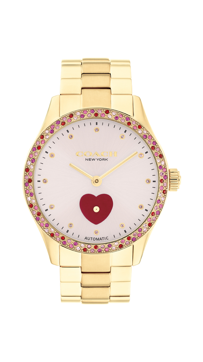 14504487-Brooks Automatic Watch, 38Mm-Light Pink