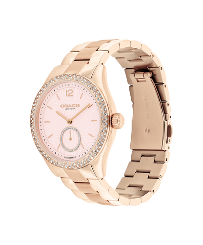 14504488-Brooks Automatic Watch, 38Mm-Pink