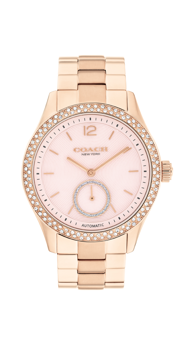 14504488-Brooks Automatic Watch, 38Mm-Pink
