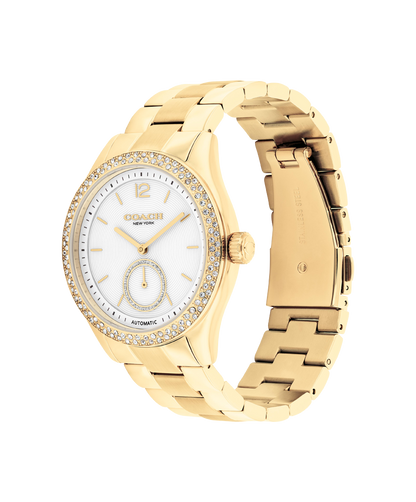 14504527-Brooks Automatic Watch, 38Mm-Gold