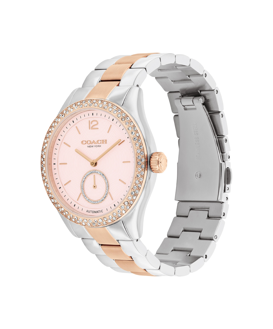 14504536-Brooks Automatic Watch, 38Mm-Pink