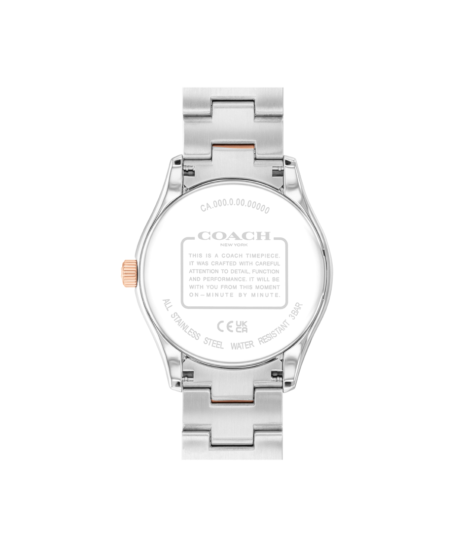 14504537-Brooks Watch, 36mm-Silver White