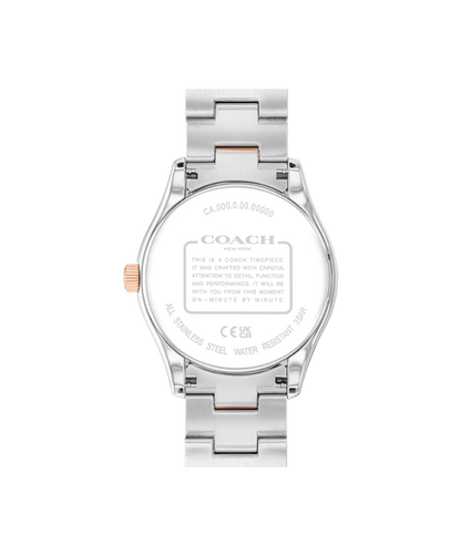 14504537-Brooks Watch, 36mm-Silver White