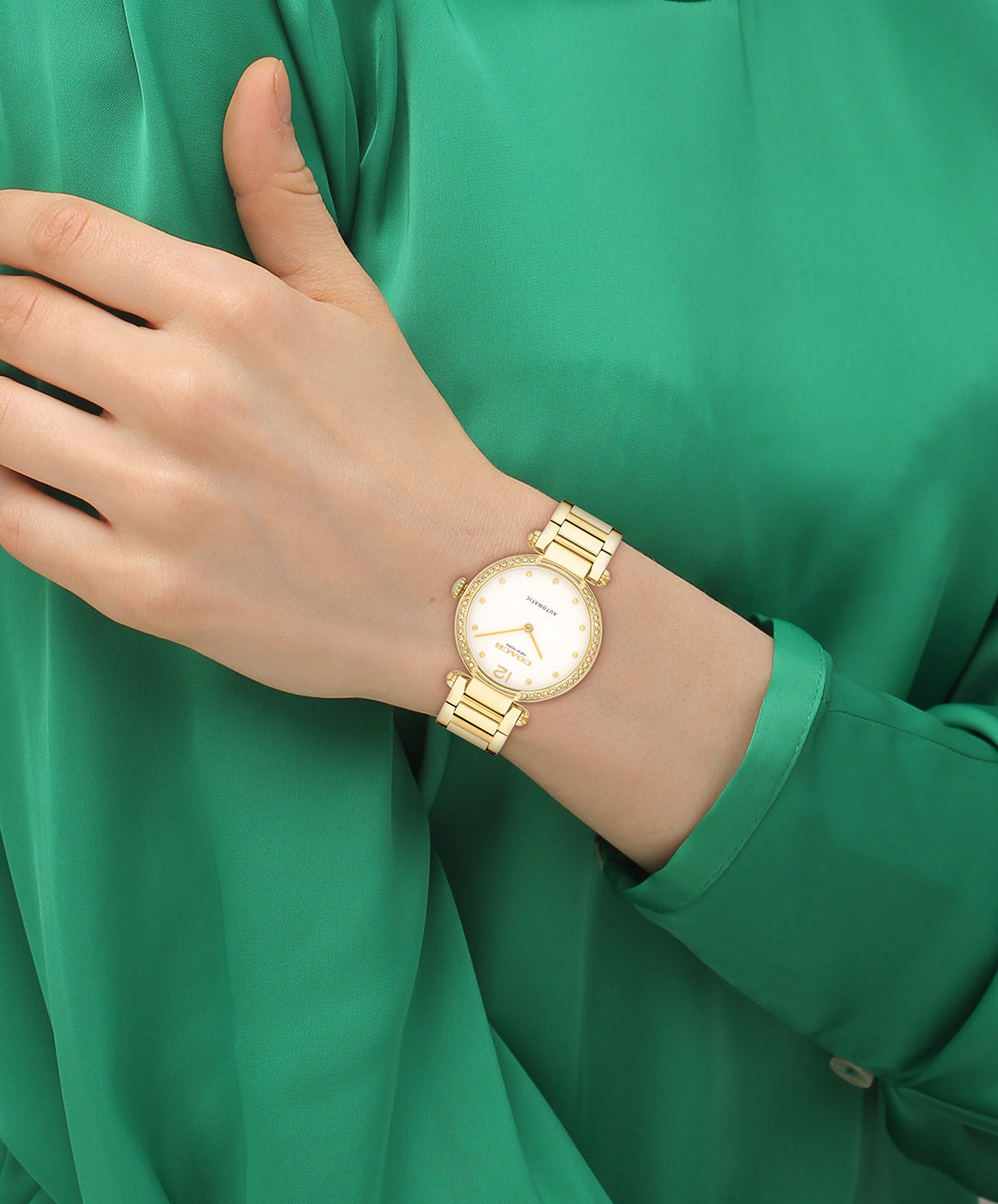 14504580-Cary Automatic Watch, 34mm-Chalk