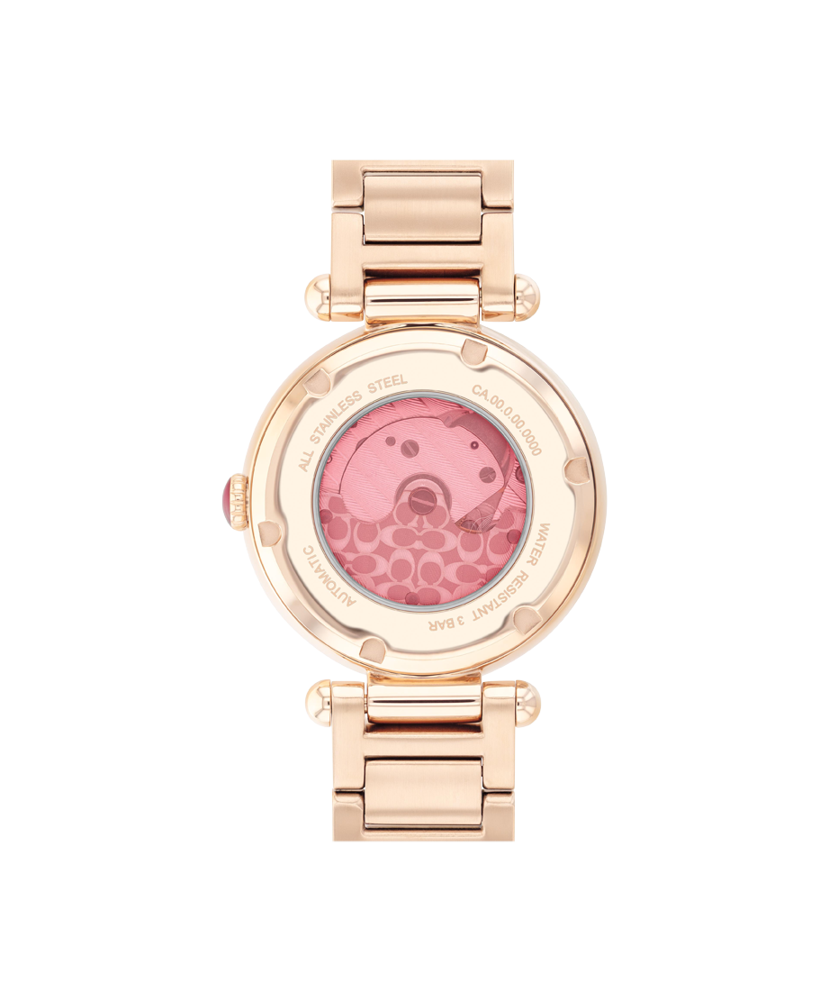 14504581-Cary Automatic Watch, 34mm-Pink