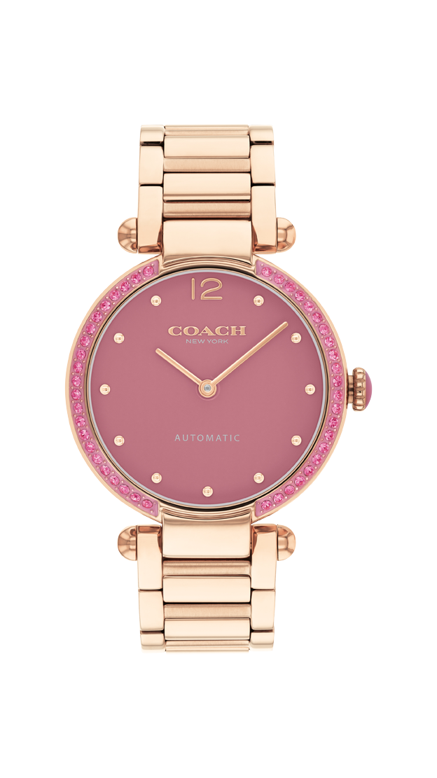 14504581-Cary Automatic Watch, 34mm-Pink