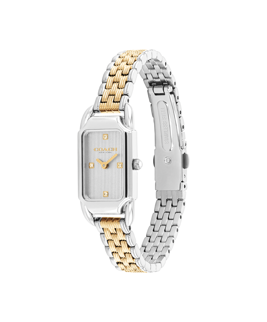 14504631-Cadie Watch, 17.5mm x 28.5mm-Silver White
